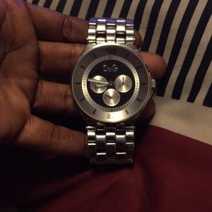 Sterling Silver Dolce and Gabanna watch.